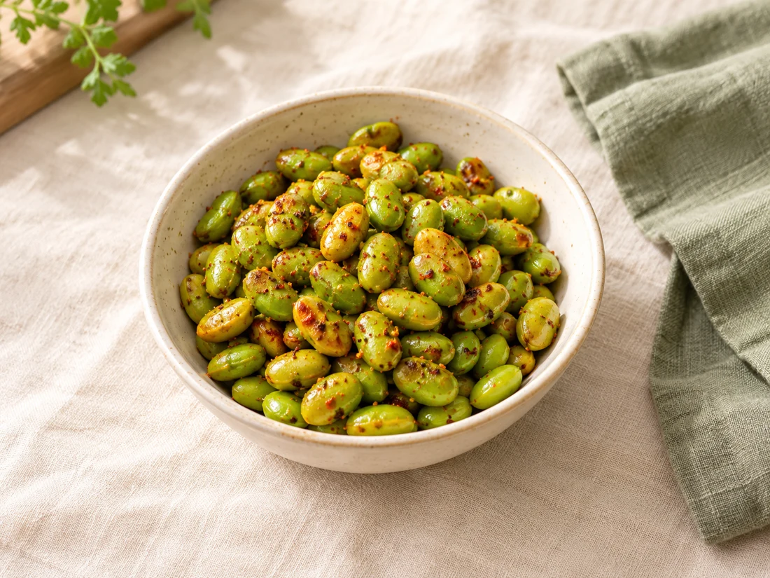 Roasted Edamame recipe reel